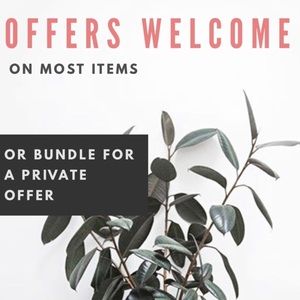 All reasonable offers are considered!